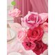 thumbnail image 5 of Caja combinada de flores artificiales Alecono de color rosa intenso con tallos, 5 of 8