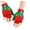 Christmas Tree, variant on Kids Teens Winter Gloves Warm Mittens Flip Half & Full Finger Christmas Convertible Mittens with Thumb Flap for Boys Girls