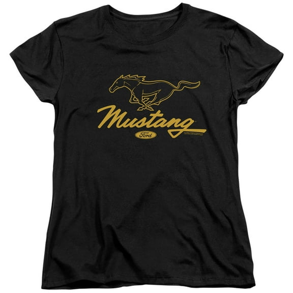 Ford Mustang Pony Script Women's T Shirt