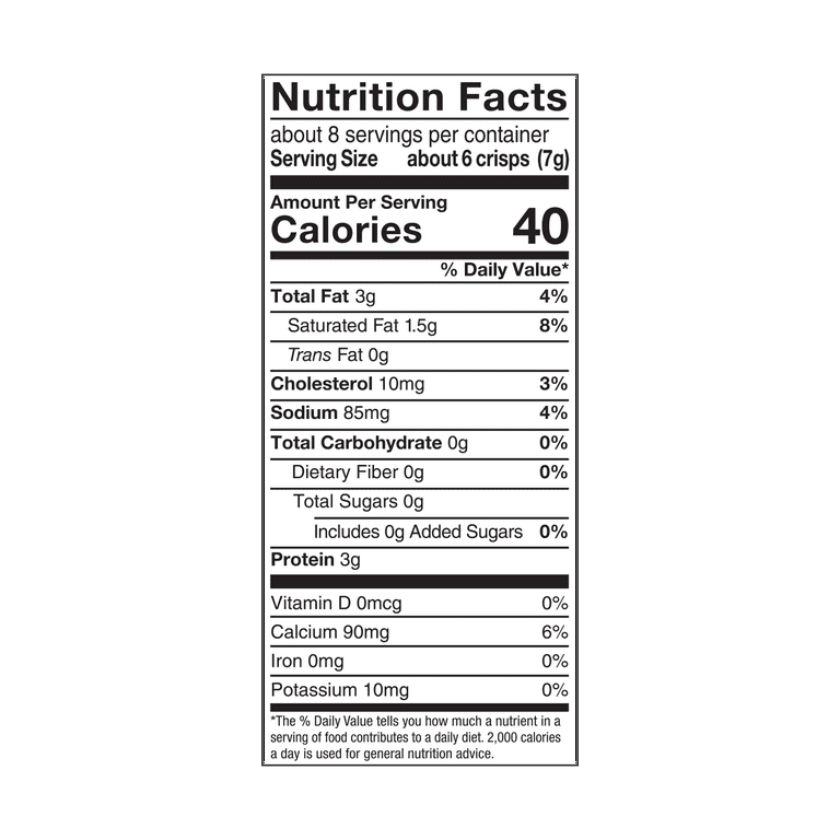 Mrs. Cubbison's Parmesan Crisps For Salad Toppings, 1.98 oz