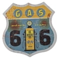 thumbnail image 4 of Shabby Chic Formas de Flecha Carteles de de Metal Vintage Carteles de licencia de Pared Motel Pub Bar licencia Decoración de Pare Macarena  Escudo con signo de chapa de hierro, 4 of 6