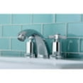 thumbnail image 2 of Kingston Brass KS2951ZX Millennium Mini-Widespread Bathroom Faucet, Polished Chrome, 2 of 5