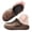 Brown, variant on Summer Sandals for Men Women Breathable Comfortable Garden Clogs Waterproof Cloud Slides Platform Slip on Beach Shoes Size 7.5,White