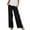 Black, variant on Womens Baggy Pants, Comdrip Women's Soft Stretch Elastic Waist Pull-on Long Trousers Lounge Trousers with Pockets Casual Pants for Women Beige L