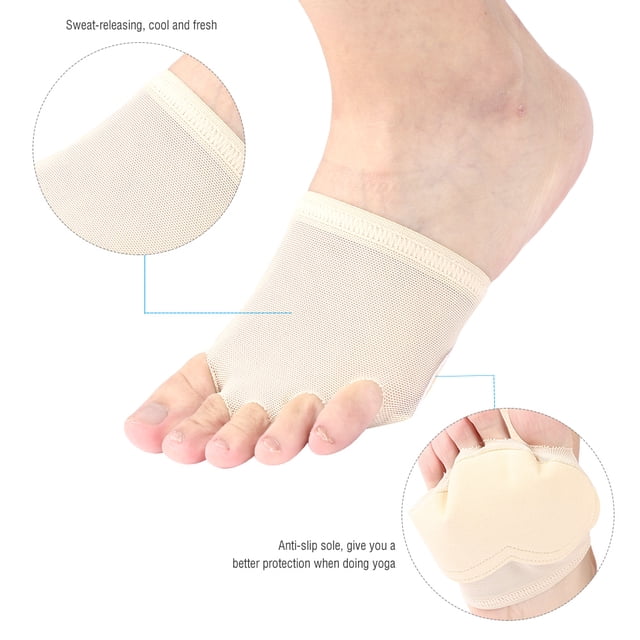 Almohadillas de Baile 1 par de Correas para los Pies 5 Dedos de los Pies Almohadilla para la Pata de Ballet antepié de Baile Altamente Flexible Zapatos de Media Protección ANGGREK Otros