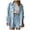 Blue, variant on Short Sets Women Two Piece Sets Button Down Blouse and Shorts Cute Summer Outfits Biker Short Set