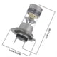 thumbnail image 3 of Faro Led antiniebla para coche, Bombilla de 12V, 24V, color azul hielo 9005 K, superbrillante, H4, H7, H8, H9, H11, 9006, 8000, H1, H3, 2 uds., 3 of 3