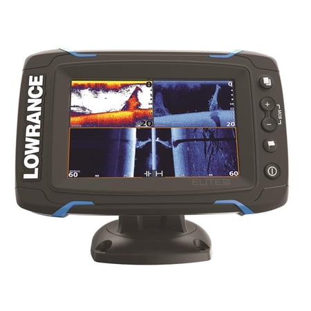 Lowrance 000-12421-001 Elite 5 Ti Down Scan Fishfinder & Chartplotter ...