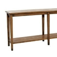 thumbnail image 3 of Dox Sofa Console Table, Shelf, Reclaimed Pine, Antique Brown, 71 Inch, 3 of 5