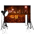 thumbnail image 2 of LELINTA 5x7ft(220x150cm) Happy Hallowe'en Vinyl Backdrop Pumpkin Photography Background Kids Party Photo Studio Props, 2 of 5