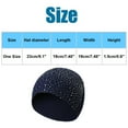 thumbnail image 3 of ZSQDM Men Winter Hats Outdoor Solid Color Knitted Cotton Hat Sunscreen Running Sports Warm Knitted Hat beanie of Men Visor Hats for Women berets Hat Racks for Baseball Caps Wall, 3 of 6