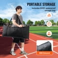 thumbnail image 5 of KFFKFF Barricade Backstop Net, Portable Barricade Backstop 16x10ft Tennis Sports Obstacle Softball Practice Net w/Carry Bag for Baseball Softball Soccer Hockey Training, 5 of 9