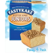 Tastykake Koffee Kake Juniors Yellow Cakes with Crumb Topping 4 ct Box