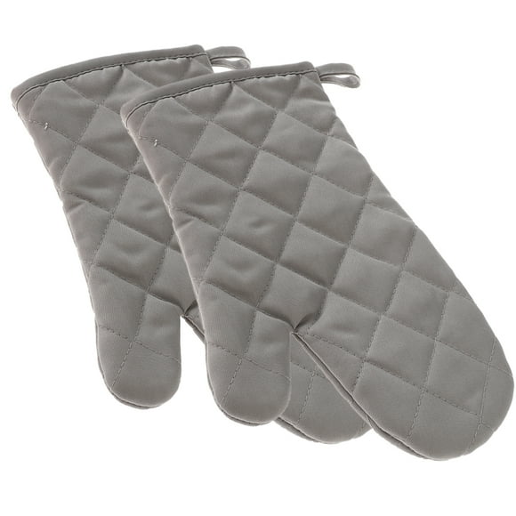 2 Pcs Gants de Four à Micro-Ondes Résistants aux Hautes Températures, Épais et Isolants contre la Chaleur, Mitaines de Four en Coton pour la Cuisine et la Maison