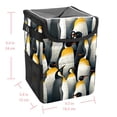 thumbnail image 5 of Penguin Foldable Car Trash Bin with Lid, Leak-Proof, Hanging Storage Bag - Trash Can for Car, Car Garbage Can, 5 of 6