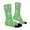 Green, variant on Socks 6 7Meme Funny Novelty Crew Gifts for Boys Girls Men Women ，Valentine's Day gift