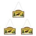 thumbnail image 3 of Ounissouiy Cartel colgante de puerta de Navidad, colgador de guirnalda decorativa feliz de , decoración de oso para el hogar, colgante para Type4 NO4, 3 of 6