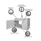 thumbnail image 4 of Gabinete Para Baño Con Lavabo STANNIS Flotante Minimalista, 4 of 6