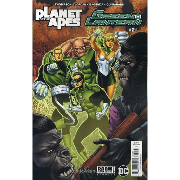 Planet of the Apes/Green Lantern #2 VF ; Boom! Comic Book