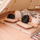 thumbnail image 3 of FLhrweasw Almohadas Aire Soporte Ergonómico 3D Cojín Elástico para Dormir Con Esponja para Viajes Acampada, 3 of 9