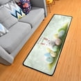 thumbnail image 5 of Ryvnso Cute Bunny and Eggs Hallway Runner Rugs Floor Carpet Non Slip Entryway Mat 2' x 6', 5 of 7