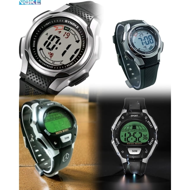 RELOJ DIGITAL SYNOKE PARA HOMBRE PAQUETE DE 2 PIEZAS