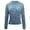 Blue, variant on Women's St Patricks Day Sweater, Women's Fall Winter Slim-Fit Jacquard Crew Neck Sweater - Knit Warm, Figure Pullover Top,Size:S