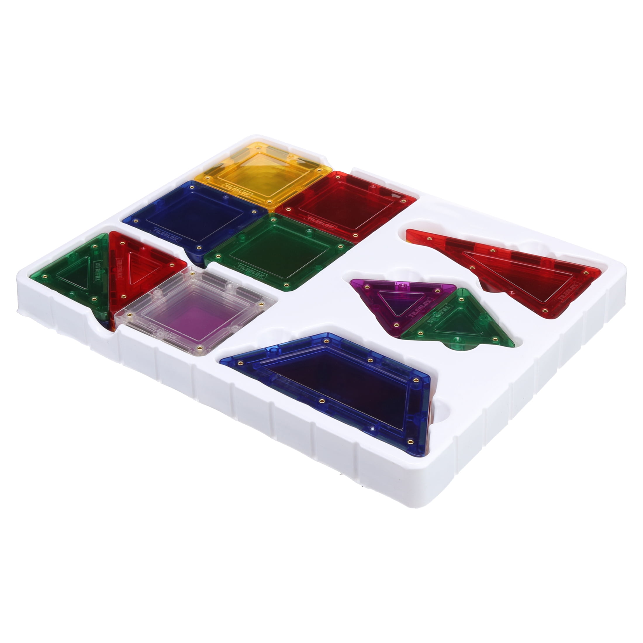 Tileblox Rainbow Multicolor Magnetic Tiles 42 Pieces