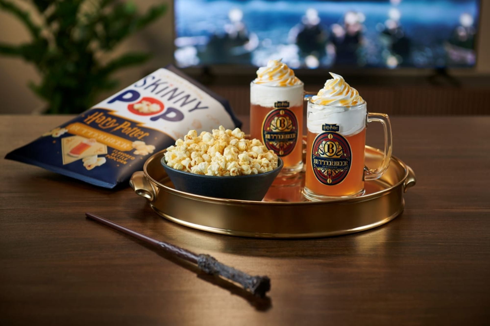 SKINNYPOP Harry Potter Butterbeer Flavored Kettle Popcorn, 5.3 oz Bag