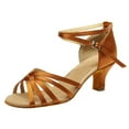 thumbnail image 1 of Chaussures Sandales de Danse pour Femmes Couleur Mode Rumba Valse Bal de Promo Danse de Salon Latin Salsa, 1 of 8