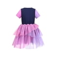 thumbnail image 2 of Robe Fille Violette de Pâques Rabbit Plissée à Volants Manches Courtes 8 Ans, 2 of 6