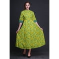 thumbnail image 2 of Bimba Robe Chemise Décontractée pour Femmes à Imprimé, de Fête, Mi-Mollet, Évasée - Xxx-Grand, 2 of 5