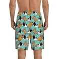 thumbnail image 3 of Kdxio Cute French Bulldog Print Mens Sleep Shorts Bottoms Soft Comfy Pajama Wear Pants with Drawstring Pockets, 3 of 7