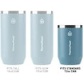 thumbnail image 4 of ThermoFlask 2-in-1 Vacuum Insulated Can Cooler Cup, 12 oz, Fits Standard Size Cans, Sweatproof, Non-Slip Base, Dusty Blue, 4 of 7