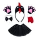 thumbnail image 1 of Disfraz de pollo en 3D para niñas y niños, ideal para Acción de Gracias, cosplay Negro, 1 of 9