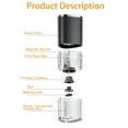 thumbnail image 3 of Coffee Grinder,Coffee Grinder Electric Burr,Mini Coffee Grinder Automatic Cordless Coffee Bean Grinders - black, 3 of 8