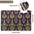 thumbnail image 3 of FORMRS A4 Clipboard Folder with Pen Holder Horizontal Foldable School Office Binder, Gold and Purple Floral Pattern, 3 of 9