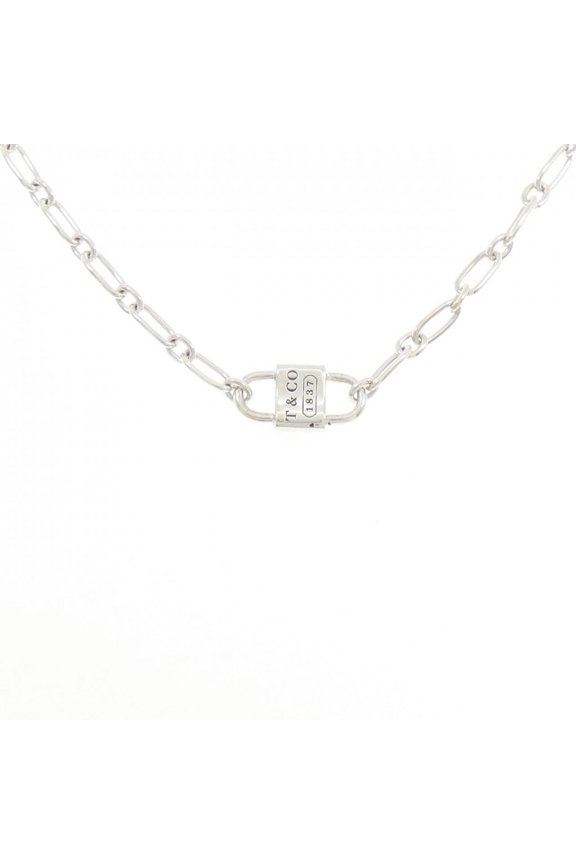 Pre-Owned Tiffany & Co. 1837 Small Double Lock Necklace