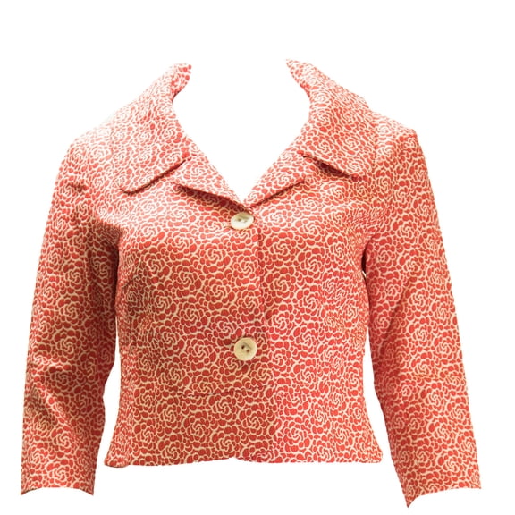 ALICE'S PIG Women's Holly's Hibiscus Blazer, Floral Red, US 2