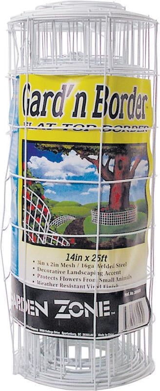 Color Guard 13015331 Wire Flower Fence, 25 ft L X 14 in H, Steel by JACKSON WIRE