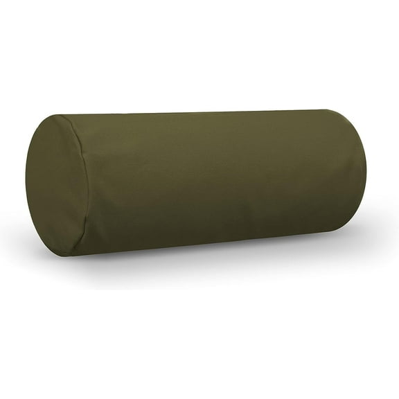 Cotton Fabric 6x16" Neck Roll Pillowcase - Soft Washable Woven Cotton Pillow Cover - Made in USA, Earth