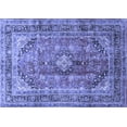 thumbnail image 1 of Ahgly Company Indoor Rectangle Medallion Blue Traditional Area Rugs, 3' x 5', 1 of 4