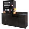 Coffee Break Room Lunch Room "FULLY-ASSEMBLED+Ready-To-Use" BREAKTIME Model 2351 3pc Group - Elegant Espresso Color - INSTANTLY create a great coffee break lunch room! (Accessories NOT Included)