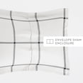 thumbnail image 5 of Duvet Cover Set - Ultra Soft & Breathable - Gray Plaid for Queen Size Bedding by Comfort Canopy, 5 of 10
