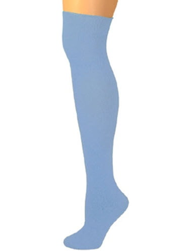 baby blue thigh high socks