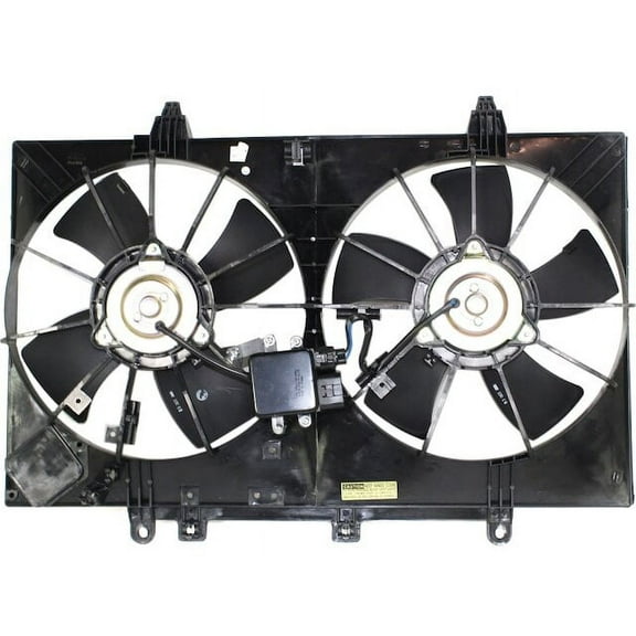 Auxiliary Engine Cooling Fan Assembly - Compatible with 2006 - 2010 INFINITI M35 2007 2008 2009