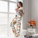 thumbnail image 5 of Fotbe Mushrooms Pantalones de Pijama para Mujer, Pantalones de Dormir, Pantalones Pj con Cordón y Bolsillos-Small, 5 of 6