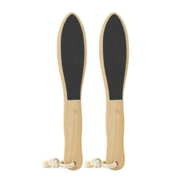 MUSEYA 2 Pcs Feet Exfoliator Wooden Foot Care Tools for Adults in Shower and Daily Use