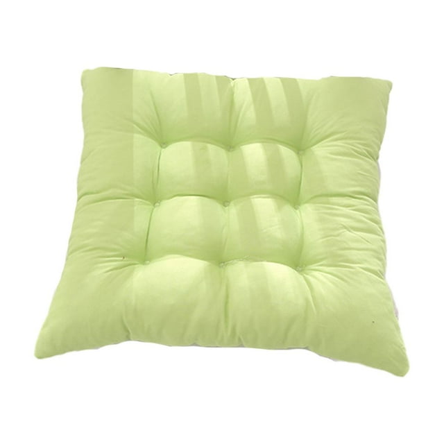 ZheElen Polyester Cotton Cushion With Strap Comfortable And Breathable No Slipping Polyester Fabric Is Comfortable light green 1Set