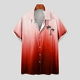 thumbnail image 1 of Hooded and Blouse Jovatis Short Sleeve Shirts For Mens,Men Casual Buttons Print Turndown Short Sleeve Shirt Blouse, 1 of 5